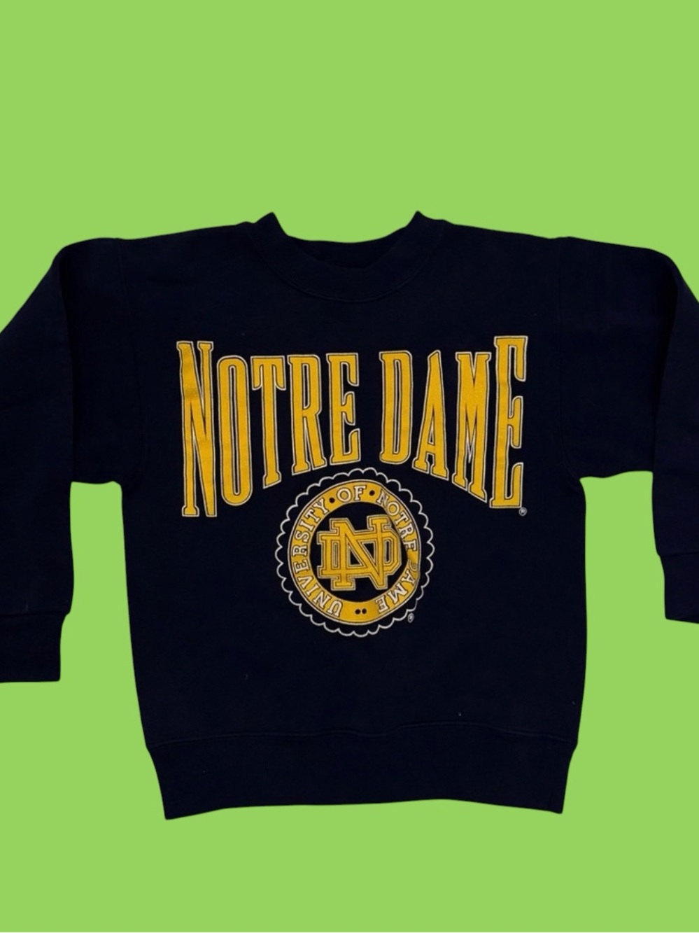 Vintage Notre Dame Sweatshirt Crewneck